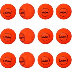 AVM Orange Wind Cricket Ball (Pack of 12)